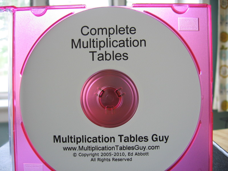 Complete Multiplication Tables audio learning CD