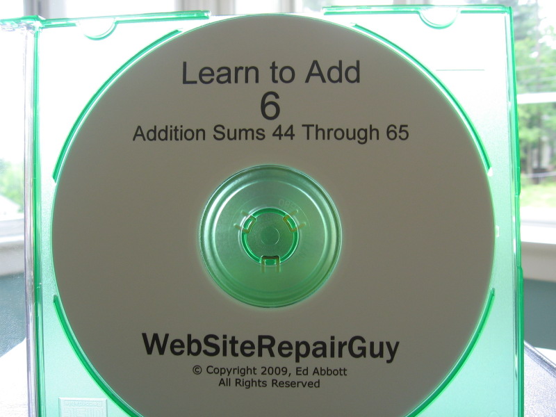 Learn to Add 6 audio learning CD