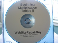 Beginning Multiplication Tables 2 Audio Learning CD