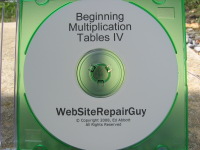 Beginning Multiplication Tables 4 Audio Learning CD