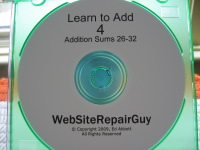 Learn to Add 4 Audio Learning CD