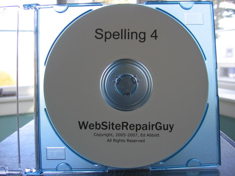 Spelling 4 audio learning CD